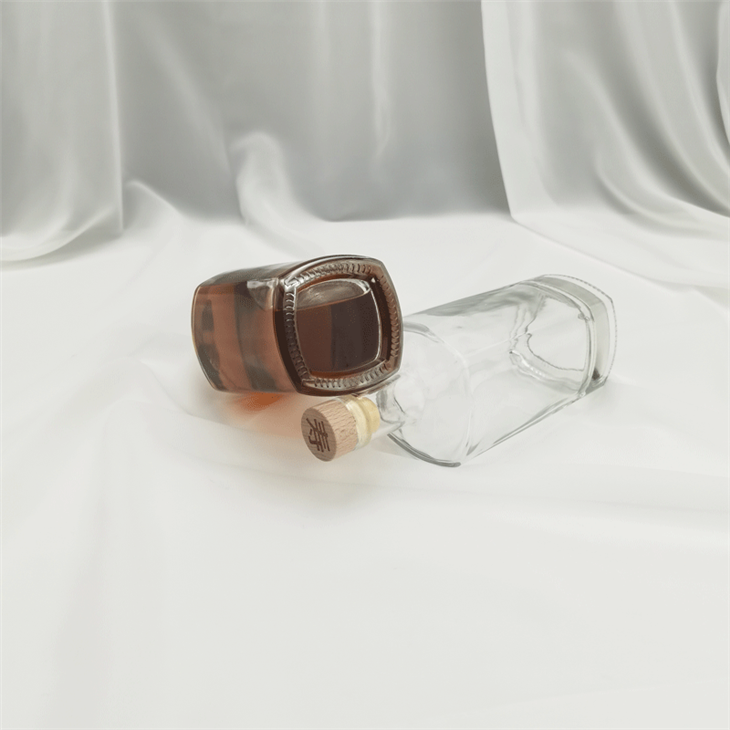 Square Liquor Glass Bottle